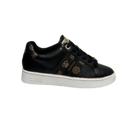 Scarpe donna sneaker Guess Barlie black/brown D27GU07 FLTBRLELE12