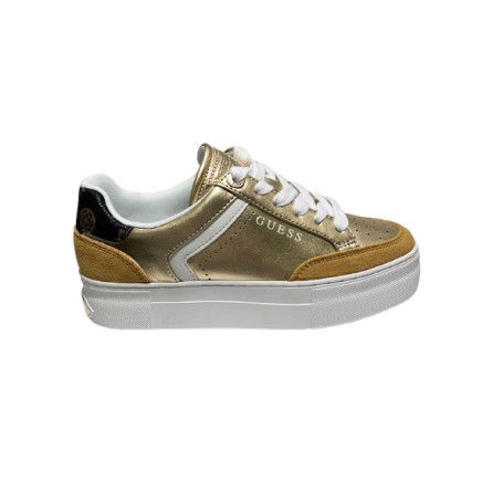Scarpe donna sneaker Guess Gilax2 platino D27GU09 FLTGX2PEL12