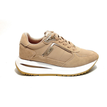 Scarpe donna sneaker Guess Energy5 nude D27GU11 FLTEG5LEA12