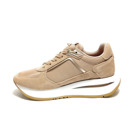 Scarpe donna sneaker Guess Energy5 nude D27GU11 FLTEG5LEA12