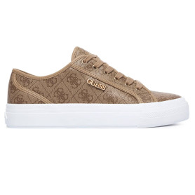 Scarpe donna sneaker Guess Jelexa10 in ecopelle milk logo D27GU12 FLTJ10FAL12