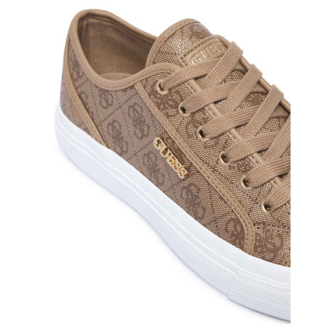 Scarpe donna sneaker Guess Jelexa10 in ecopelle milk logo D27GU12 FLTJ10FAL12