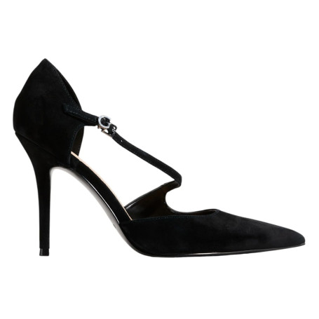 Décolleté donna Guess in pelle scamosciata Napiper TC 100 black D27GU15 FLTNAPSUE08