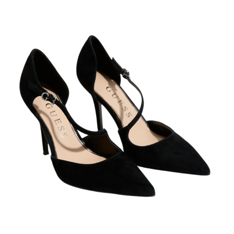Décolleté donna Guess in pelle scamosciata Napiper TC 100 black D27GU15 FLTNAPSUE08
