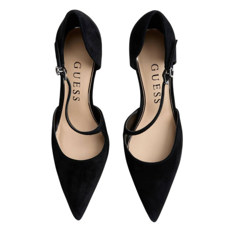 Décolleté donna Guess in pelle scamosciata Napiper TC 100 black D27GU15 FLTNAPSUE08