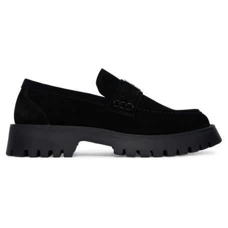 Scarpe uomo Guess mocassino Gorizia nero U27GU09 FMTZIASUE14