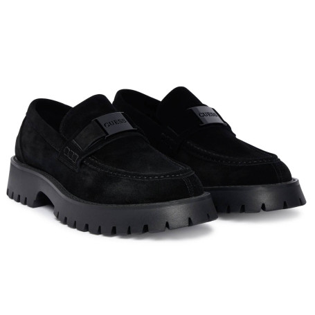 Scarpe uomo Guess mocassino Gorizia nero U27GU09 FMTZIASUE14