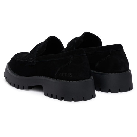 Scarpe uomo Guess mocassino Gorizia nero U27GU09 FMTZIASUE14
