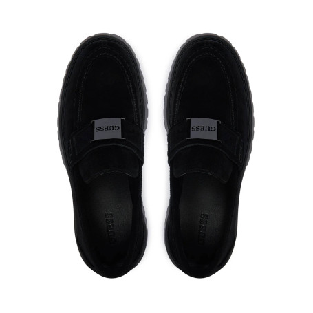 Scarpe uomo Guess mocassino Gorizia nero U27GU09 FMTZIASUE14