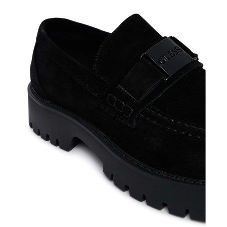 Scarpe uomo Guess mocassino Gorizia nero U27GU09 FMTZIASUE14