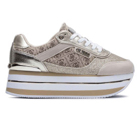Scarpe donna sneaker Guess Hansin2 active lady beige/ brown D27GU18 FL5HNSFAL12