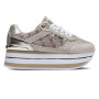 Scarpe donna sneaker Guess Hansin2 active lady beige/ brown D27GU18 FL5HNSFAL12