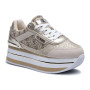 Scarpe donna sneaker Guess Hansin2 active lady beige/ brown D27GU18 FL5HNSFAL12