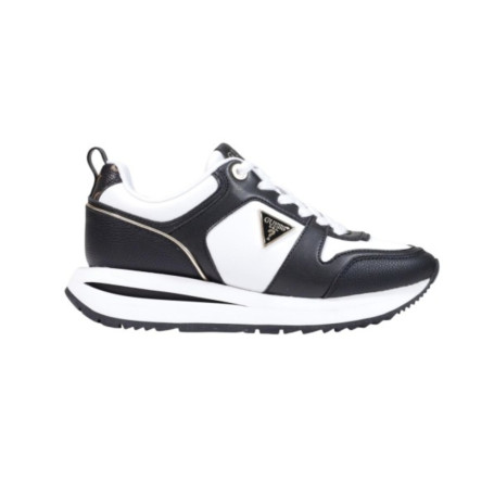 Scarpe donna sneaker Guess Evory white/ black D27GU22 FLTEVRELE12