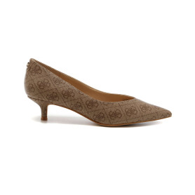 Décolleté Guess a punta tc 40  Casen beige brown D27GU25 FLTC2SFAL08