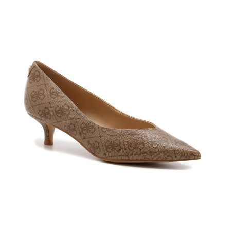 Décolleté Guess a punta tc 40  Casen beige brown D27GU25 FLTC2SFAL08