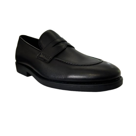 Scarpe uomo mocassino Guess Driftkin in pelle black U27GU14 FMTDRILEA14