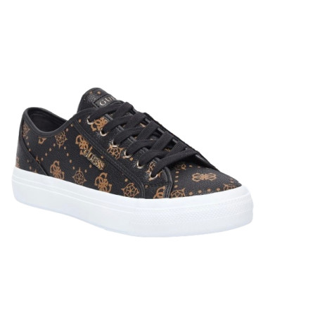 Scarpe donna sneaker Guess Jelexa10 in ecopelle brown logo D27GU27 FLTJ10FAL12