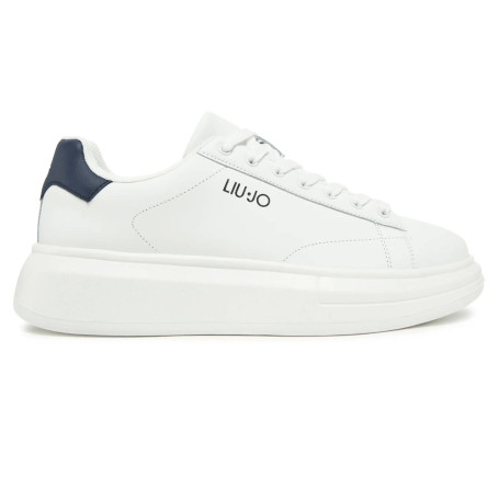 Sneaker uomo Liu-Jo Big 01 white/blue U27LJ03 7B4027 PX474 S1018