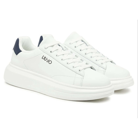 Sneaker uomo Liu-Jo Big 01 white/blue U27LJ03 7B4027 PX474 S1018