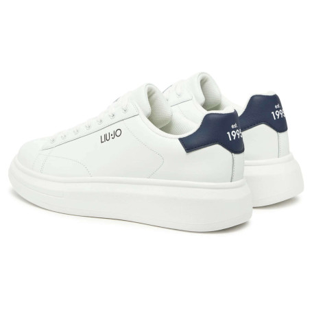 Sneaker uomo Liu-Jo Big 01 white/blue U27LJ03 7B4027 PX474 S1018