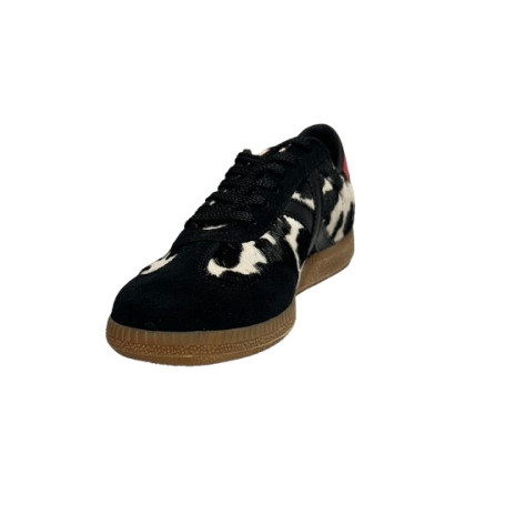 Scarpe donna Munich sneaker Barru 244 in pelle nero/bianco D27MU01 8290244