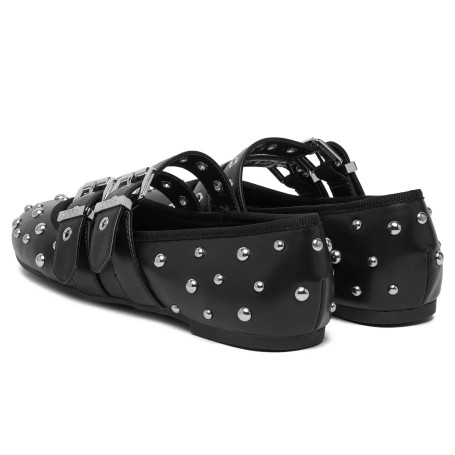Ballerina donna Buffalo Daphne stud black D27BF04 BN1620059