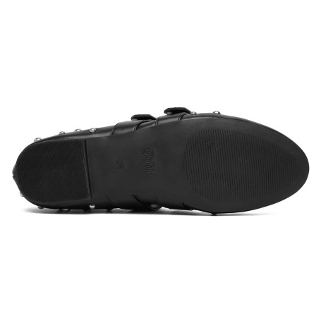 Ballerina donna Buffalo Daphne stud black D27BF04 BN1620059