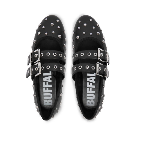 Ballerina donna Buffalo Daphne stud black D27BF04 BN1620059