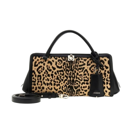 Borsa donna Guess mano/spalla Audrey girlfriend satchel leopard B27GU47 LG973406