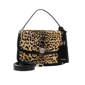 Borsa donna Guess mano/spalla Audrey leopard B27GU55 LG973421