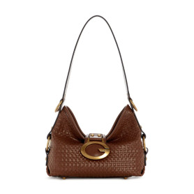Borsa donna Guess a spalla Camden mini cognac B27GU57 WW930872