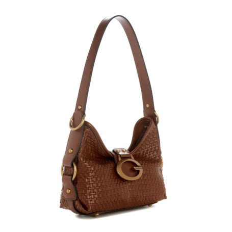 Borsa donna Guess a spalla Camden mini cognac B27GU57 WW930872