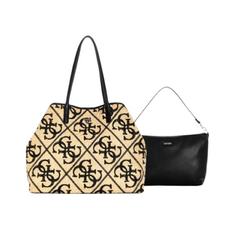 Borsa donna Guess Shopper Kirsten natural/black B27GU79 WL974324