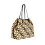 Borsa donna Guess Shopper Kirsten natural/black B27GU79 WL974324