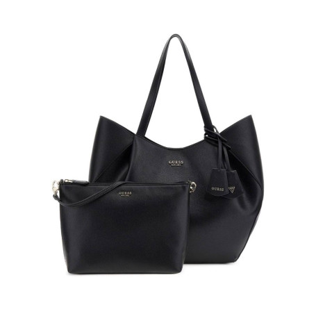 Borsa donna Guess a spalla Shopper Amorette black B27GU80 BG789824