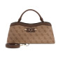 Borsa donna Guess Lindsey latte logo B27GU82 SG974905