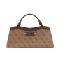 Borsa donna Guess Lindsey latte logo B27GU82 SG974905