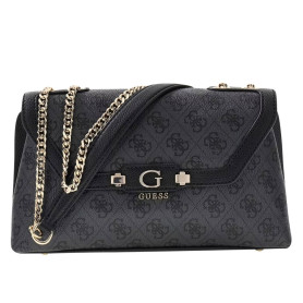 Borsa donna Guess Lindsey coal logo B27GU88 SG974921