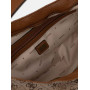 Borsa donna Guess a mano/spalla Camden latte logo/cognac B27GU98 JJ930818