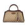 Borsa donna Guess Lindsey latte logo B27GU93 SG974906