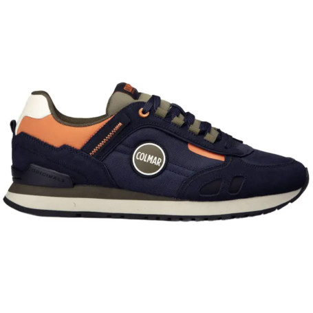 Sneaker uomo Colmar Travis sport colors 015 navy/military green/orange U27CO02