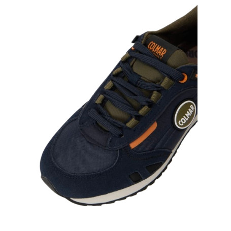 Sneaker uomo Colmar Travis sport colors 015 navy/military green/orange U27CO02