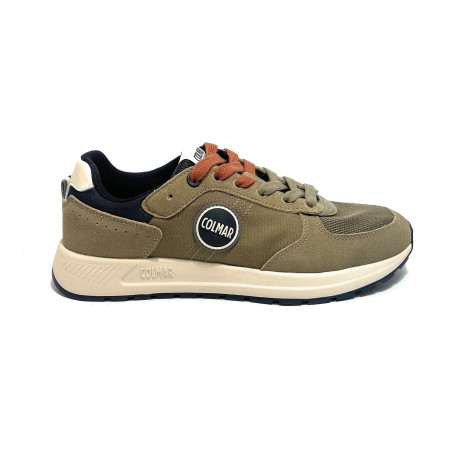 Scarpe uomo Colmar sneaker Travis authentic 063 khaki/ navy/ dk green U27CO07
