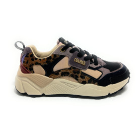 Scarpe donna Colmar sneaker Garner leopard 131 nude/ multicolor D27CO11