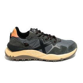 Scarpe Munich sneaker Shibuya 50 pelle scamosciata/ tessuto verde U27MU07 9880050