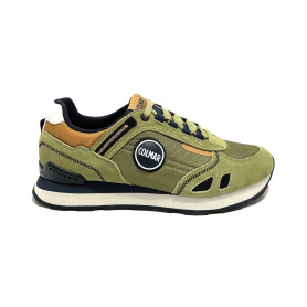 Sneaker uomo Colmar Travis sport colors 003 moss green/navy/mustard brown U27CO11