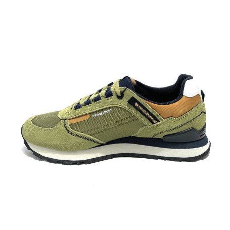 Sneaker uomo Colmar Travis sport colors 003 moss green/navy/mustard brown U27CO11
