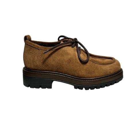 Scarpa stringata donna Francesco Brunelli brown AO 6116 D27FB02