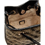 Borsa Guess tracolla Samantha mini drawstring bucket black logo B27GU109 JT231377